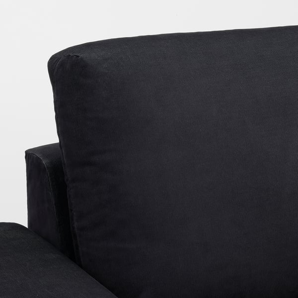 VIMLE 2 seater sofa - with wide armrests/saxemara blue-black ,