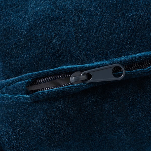 VIMLE 2-seat sofa, Djuparp dark green-blue, 141x6x98 cm