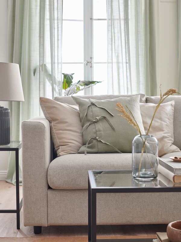 VIMLE 2-seat sofa, Gunnared beige, 171 cm