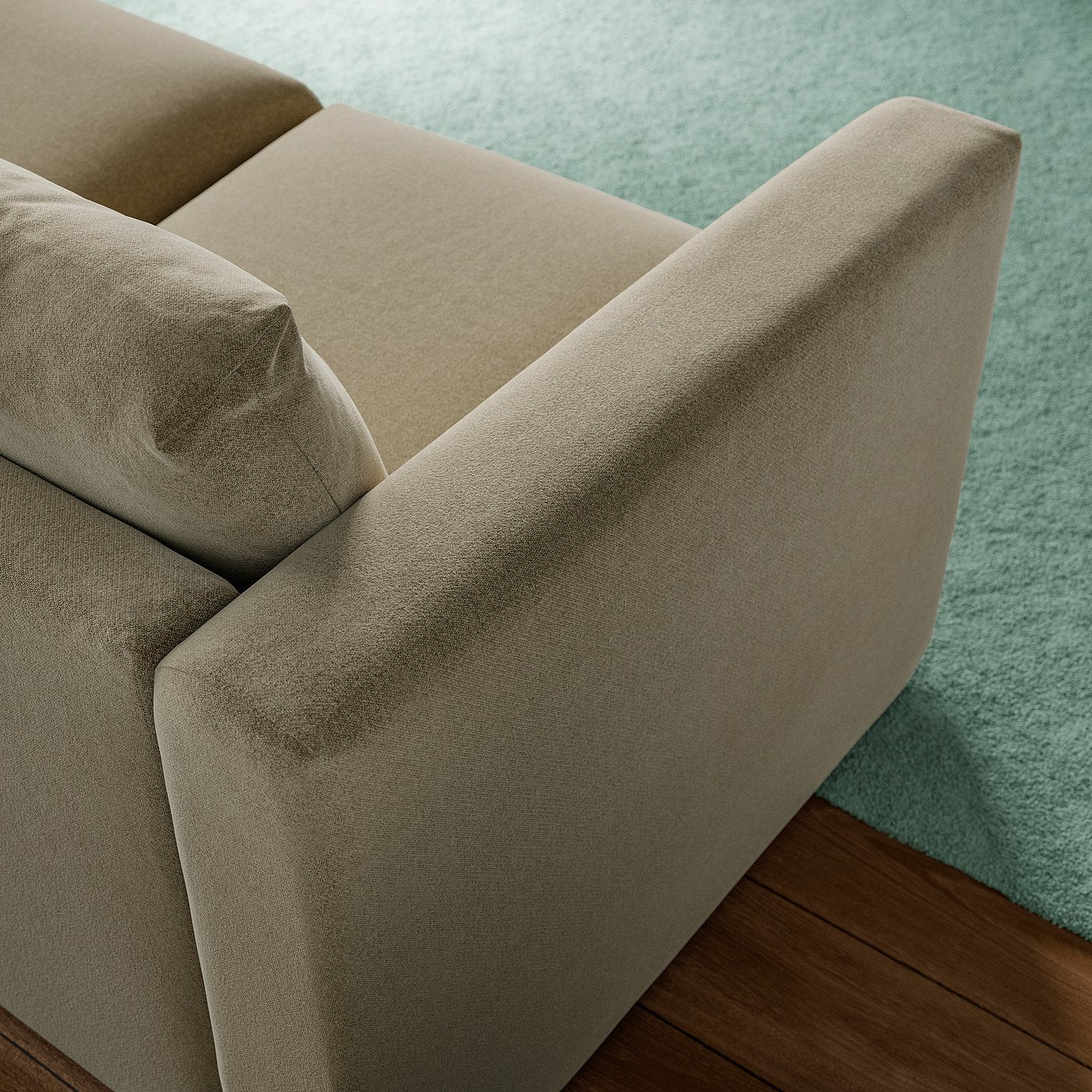 VIMLE 2-seat sofa, Johanneshov brown-beige, 171 cm