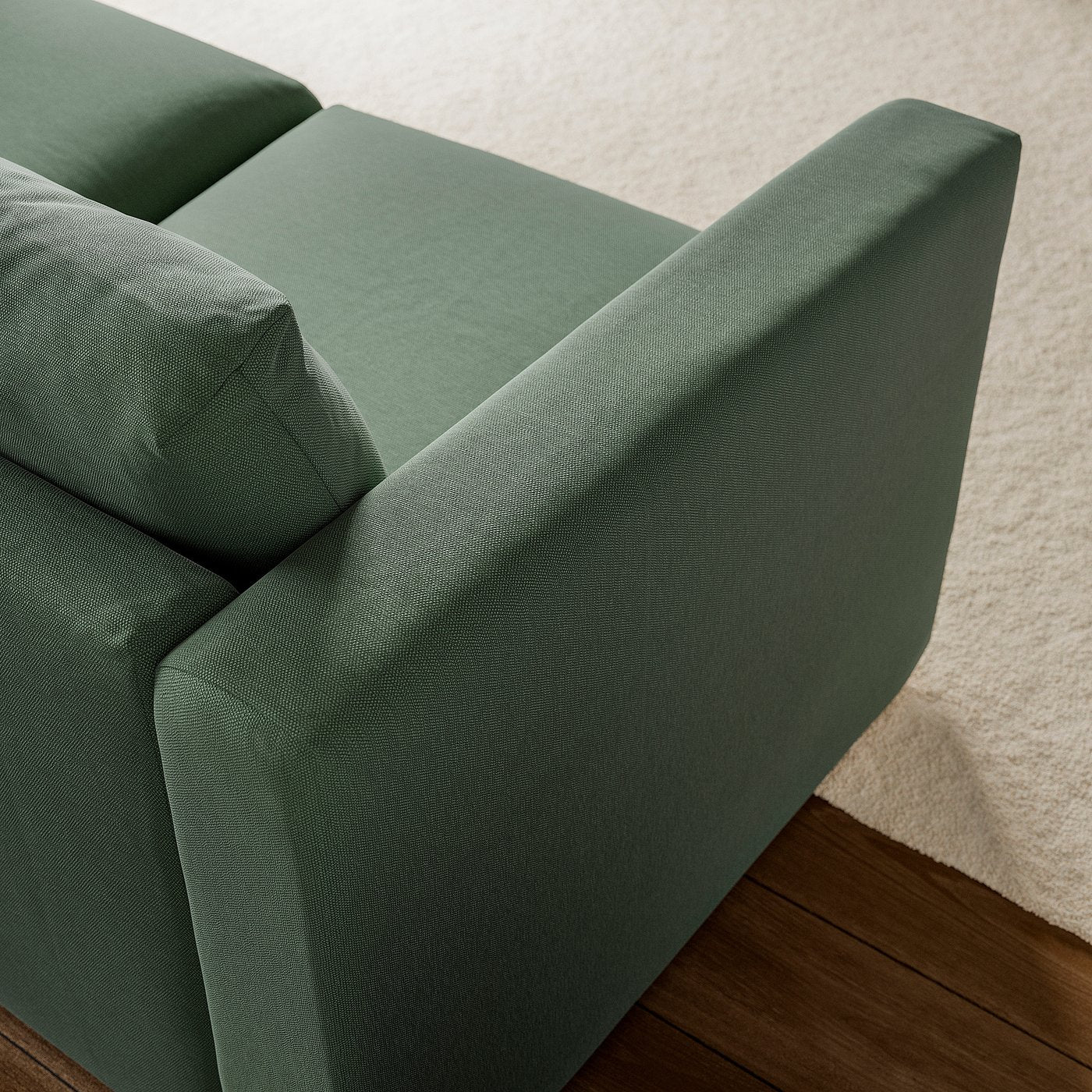 VIMLE 2-seat sofa, Knäbäck grey-green, 171 cm