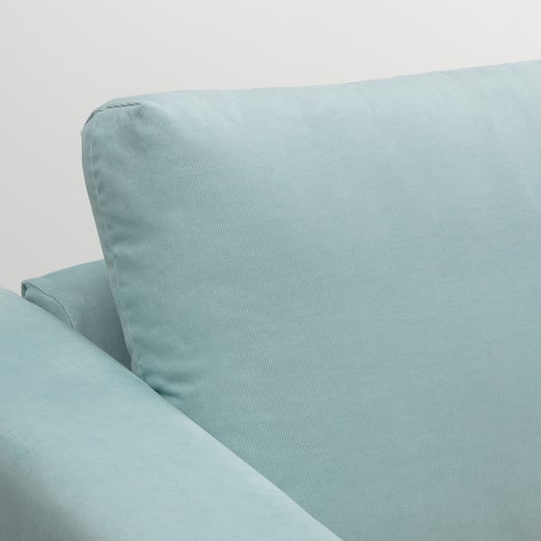 VIMLE 2-seat sofa, Saxemara light blue, 141x6x98 cm