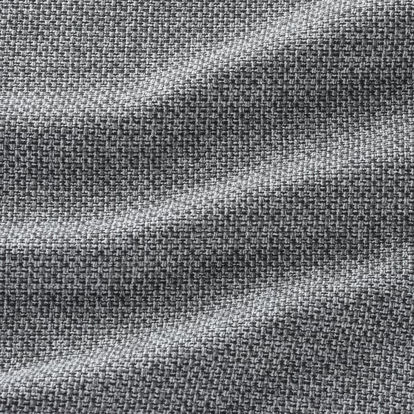 VIMLE 3-seat sofa, with wide armrests/Lejde grey/black, 255 cm