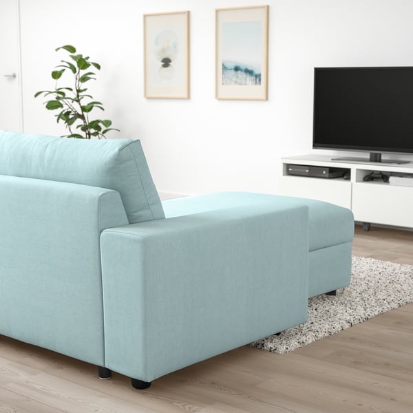 VIMLE - 3-seater sofa with chaise-longue ,