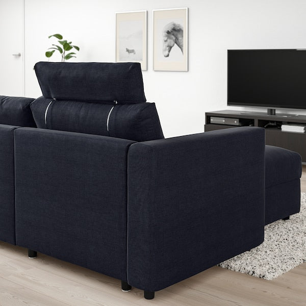 VIMLE - 3-seater sofa with chaise-longue ,