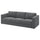 VIMLE 3-seat sofa, Johanneshov dark grey, 241 cm