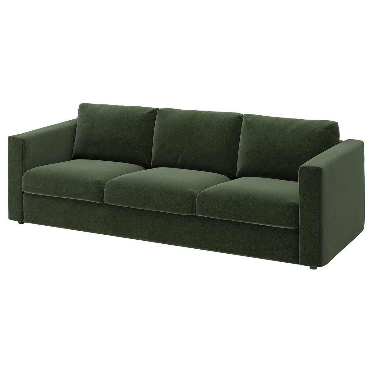 VIMLE 3-seat sofa, Johanneshov dark green, 241 cm