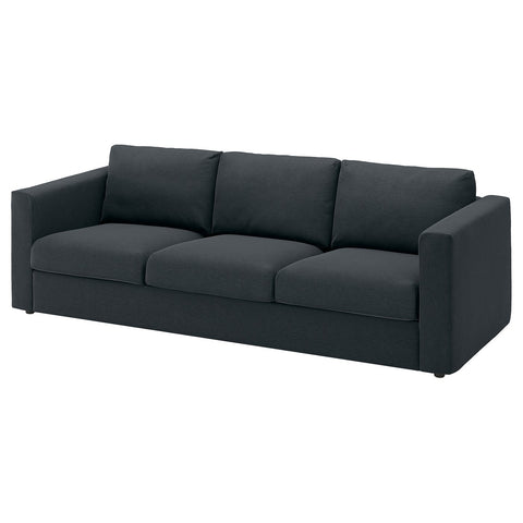 VIMLE 3-seat sofa, Knäbäck anthracite, 241 cm