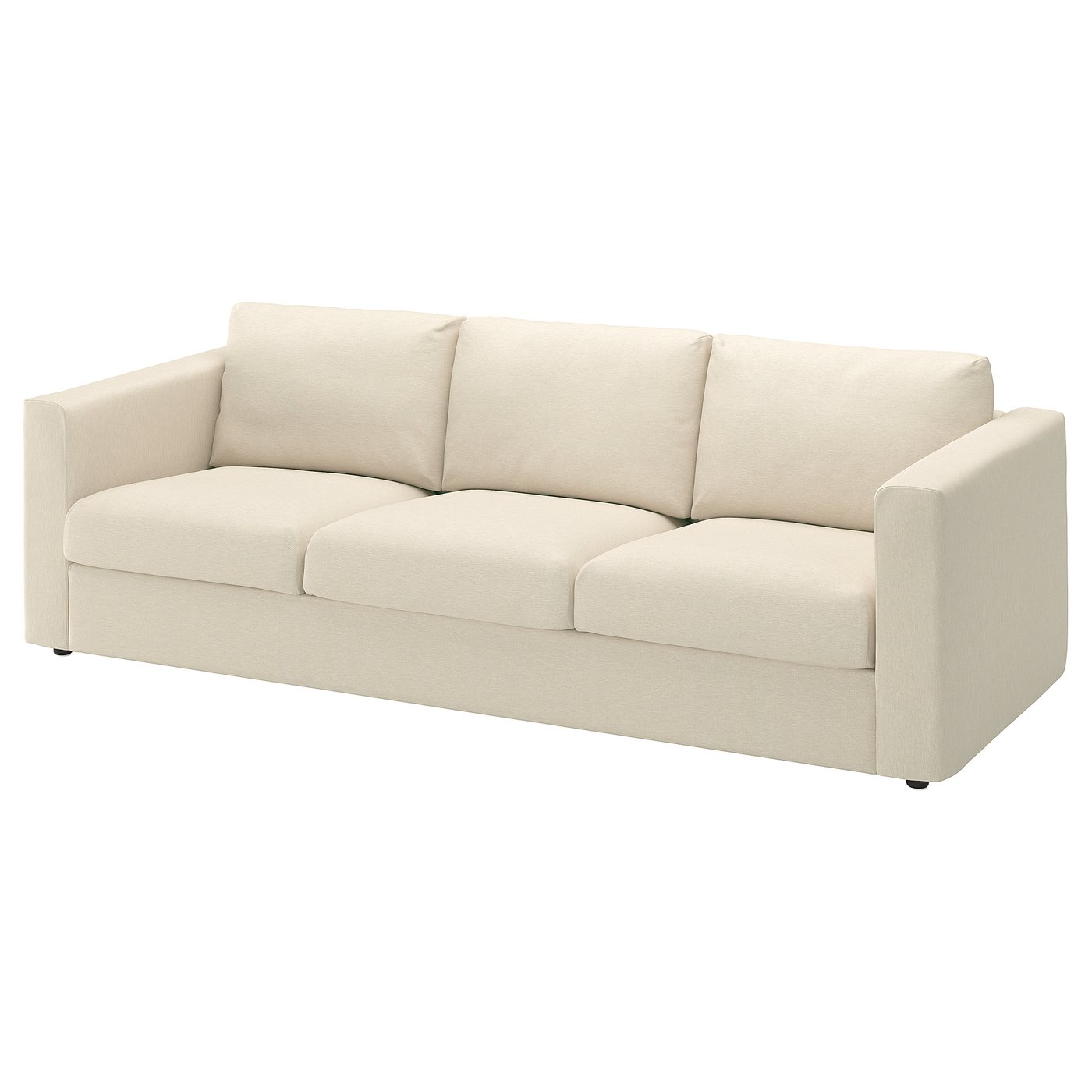 VIMLE 3-seat sofa, Knäbäck light beige, 241 cm