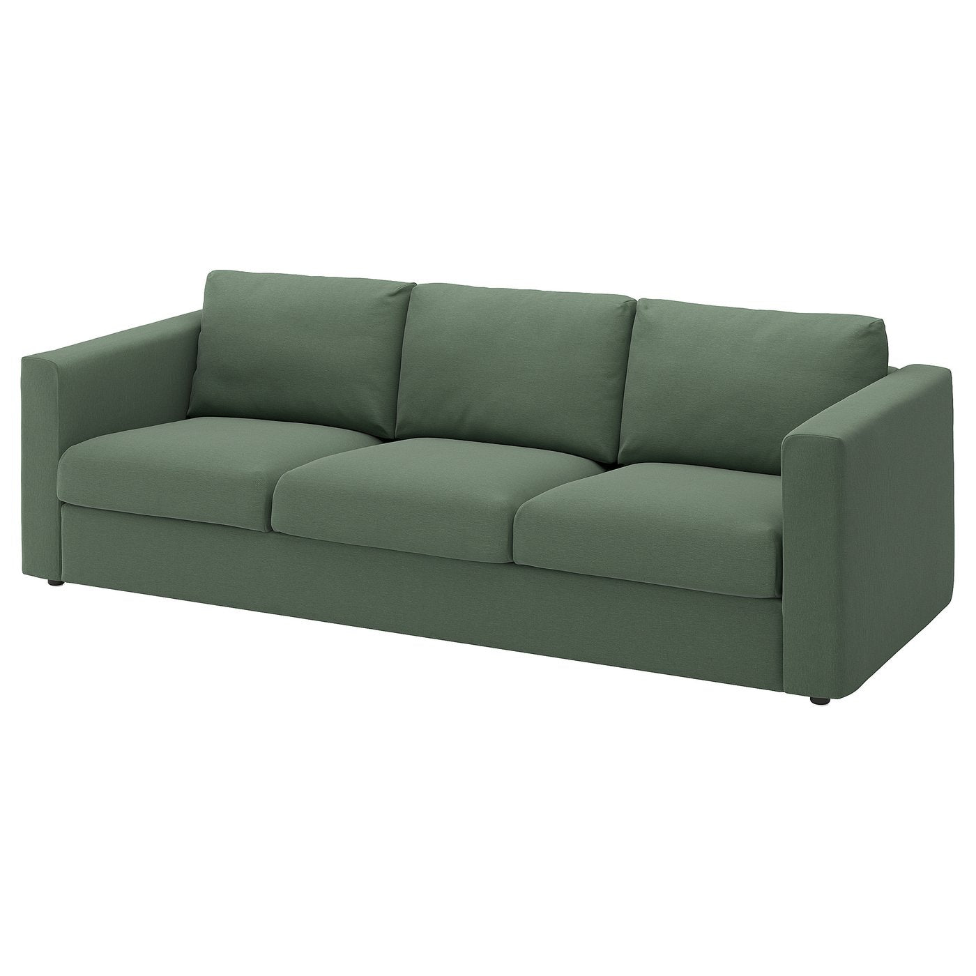 VIMLE 3-seat sofa, Knäbäck grey-green, 241 cm