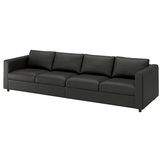 VIMLE 4-seat sofa, Grann/Bomstad black