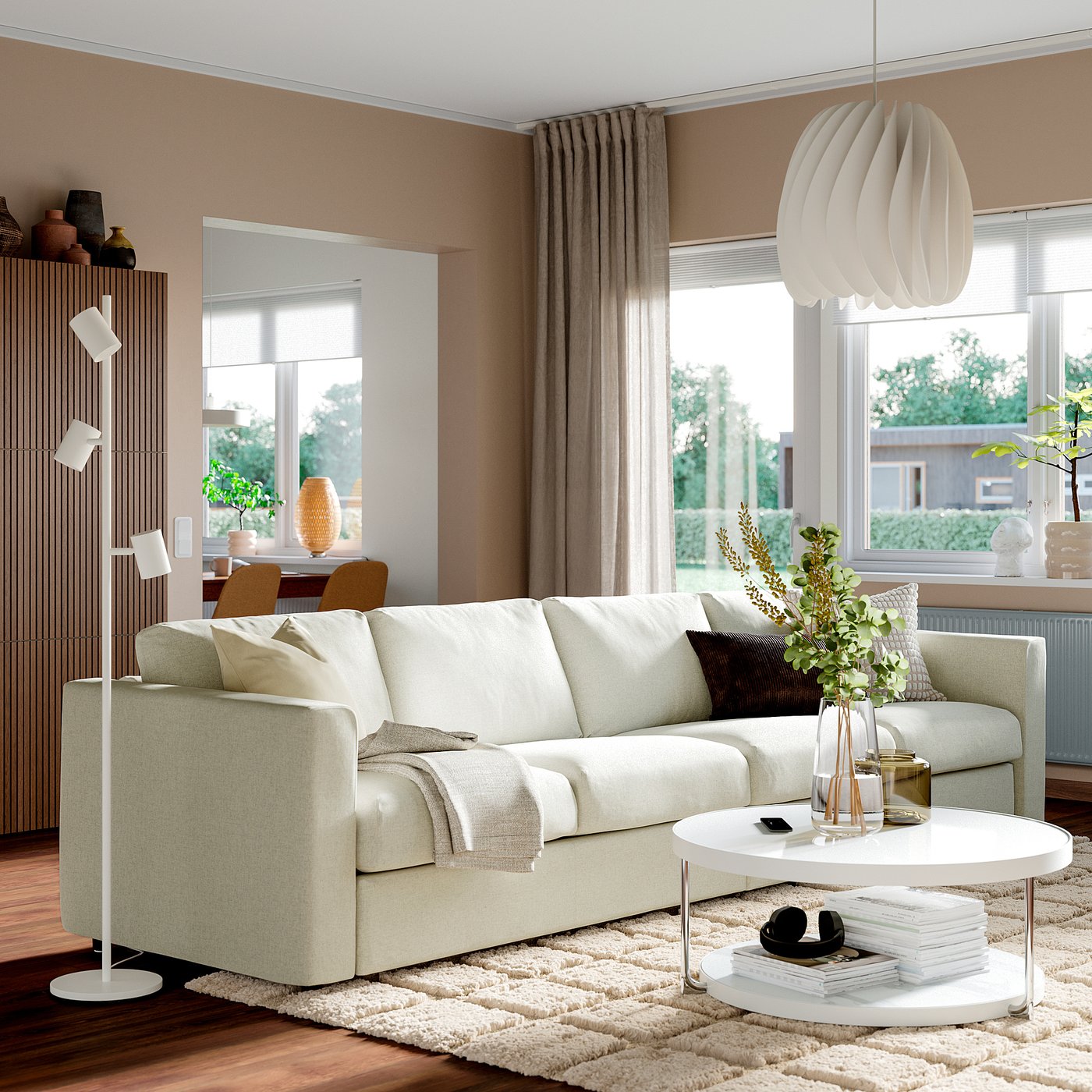 VIMLE 4-seat sofa, Gunnared medium grey