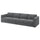 VIMLE 4-seat sofa, Johanneshov dark grey