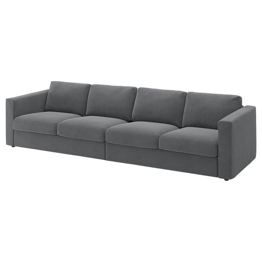 VIMLE 4-seat sofa, Johanneshov dark grey
