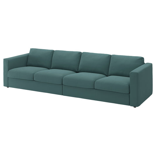 VIMLE 4-seat sofa, Kelinge grey-turquoise