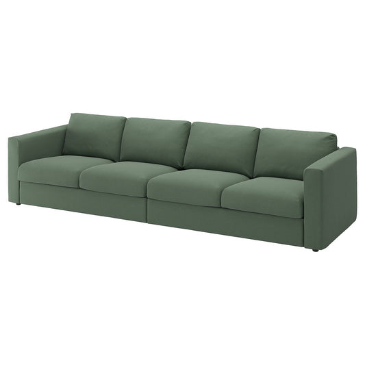 VIMLE 4-seat sofa, Knäbäck grey-green