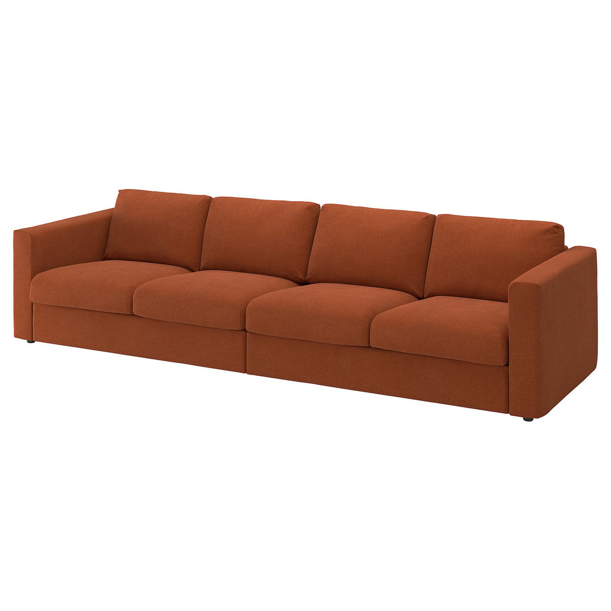 VIMLE 4-seat sofa, Mosshed red-brown