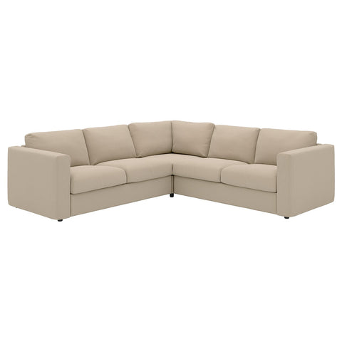 VIMLE corner sofa, 4-seat, Kelinge beige