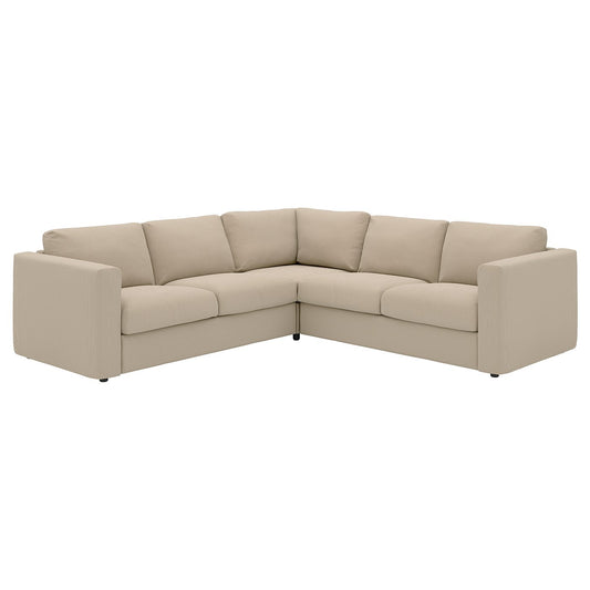 VIMLE corner sofa, 4-seat, Kelinge beige