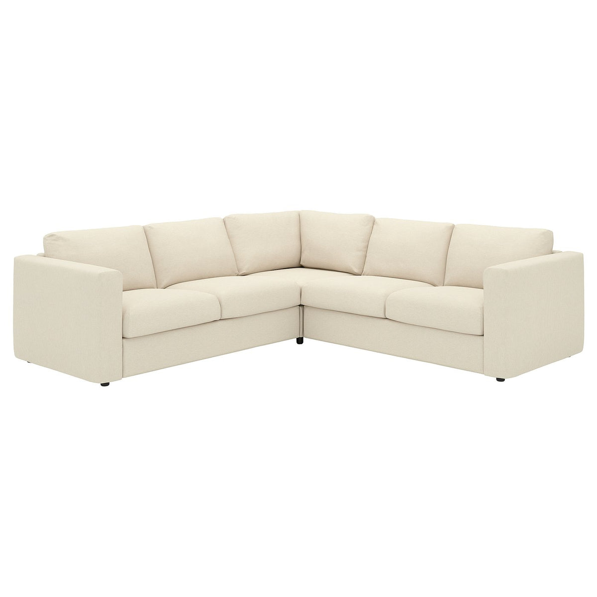 VIMLE corner sofa, 4-seat, Knäbäck light beige