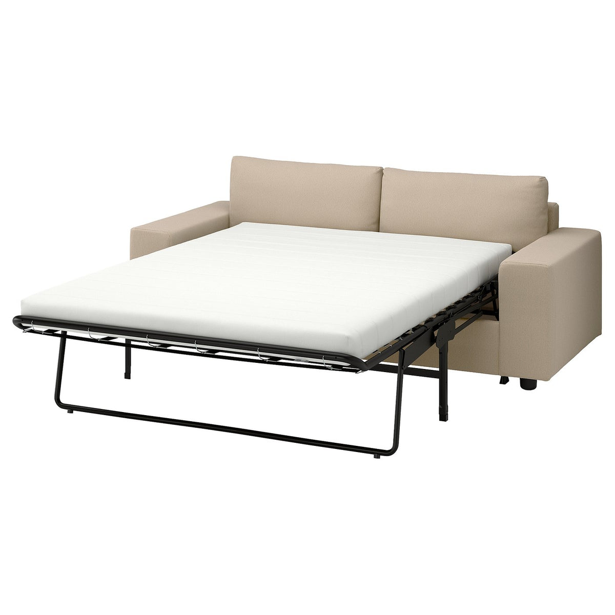 VIMLE 2-seat sofa-bed, with wide armrests/Kelinge beige, 204 cm