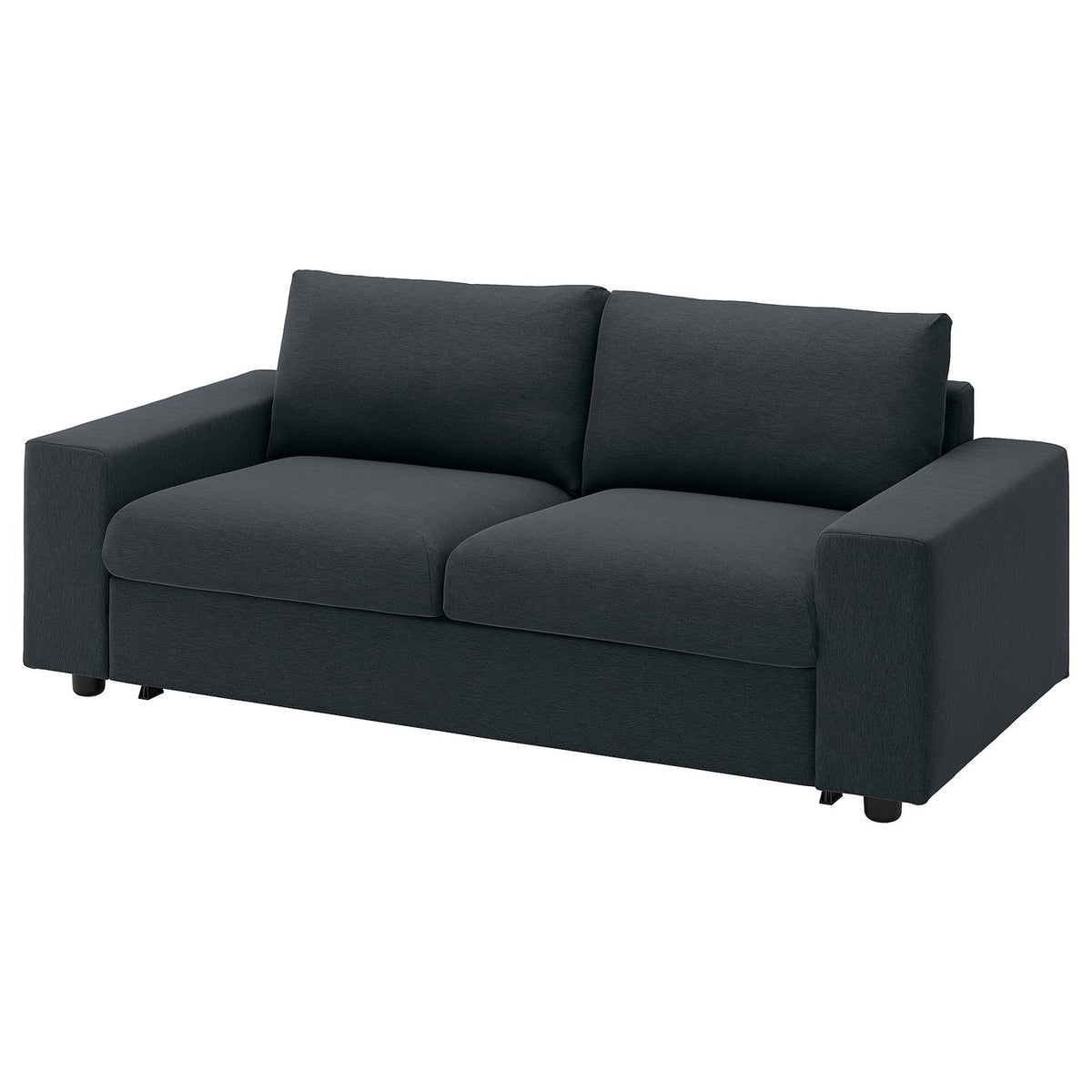 VIMLE 2-seat sofa-bed, with wide armrests/Knäbäck anthracite, 204 cm