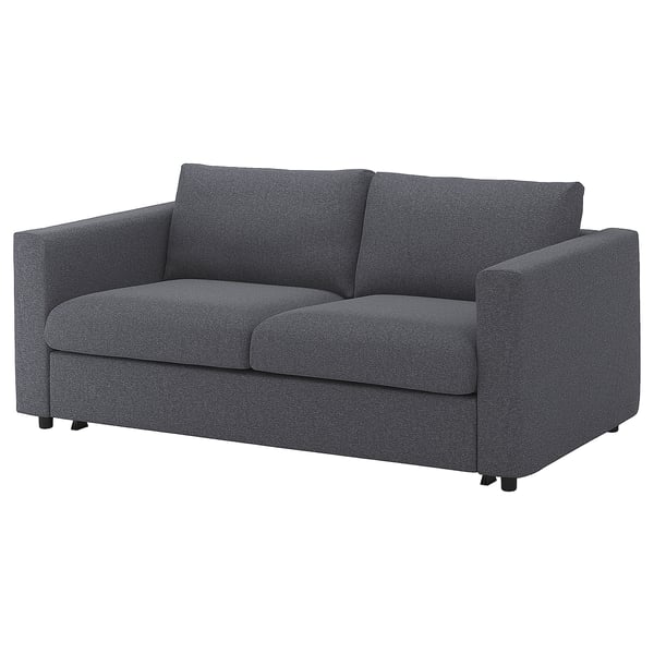 VIMLE 2-seat sofa-bed, Gunnared medium grey, 190 cm