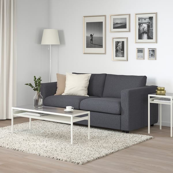 VIMLE 2-seat sofa-bed, Gunnared medium grey, 190 cm