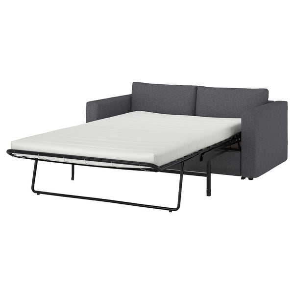 VIMLE 2-seat sofa-bed, Gunnared medium grey, 190 cm