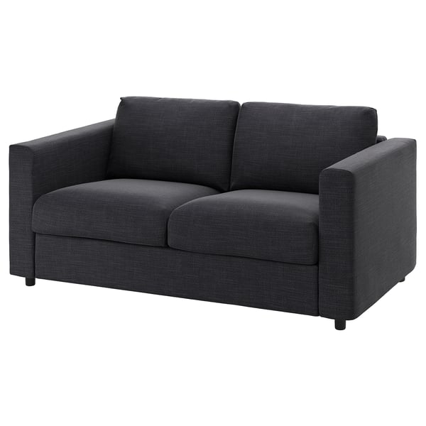VIMLE - 2-seater sofa bed, Hillared anthracite ,