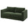 VIMLE 2-seat sofa-bed, Johanneshov dark green, 190 cm
