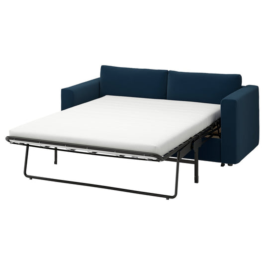 VIMLE 2-seat sofa-bed, Kelinge dark blue, 190 cm