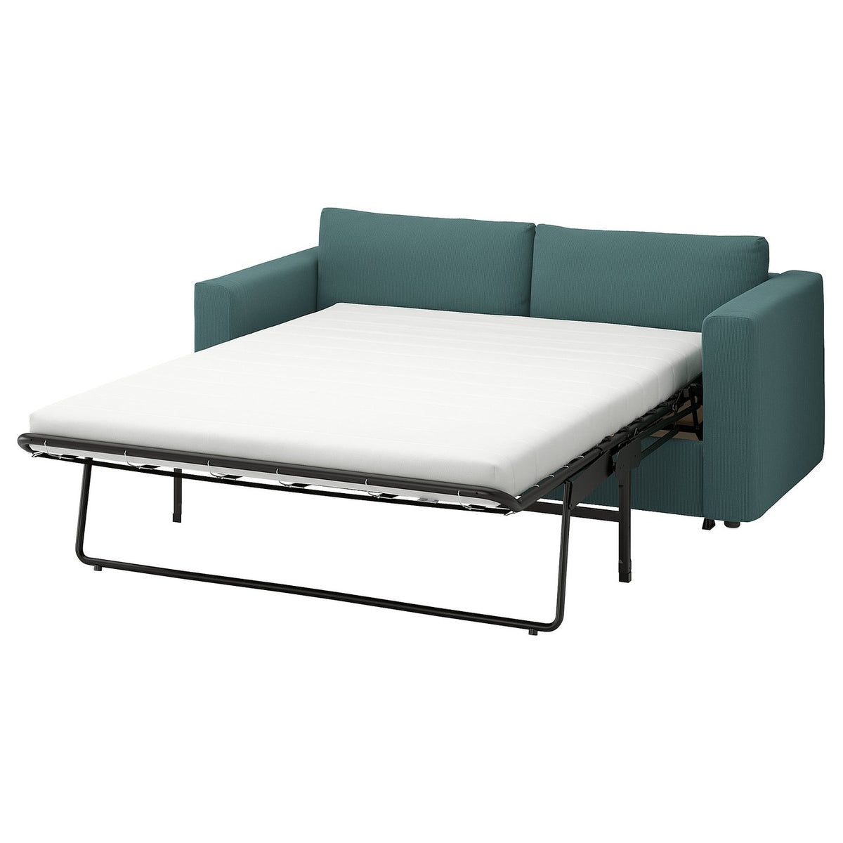 VIMLE 2-seat sofa-bed, Kelinge grey-turquoise, 190 cm
