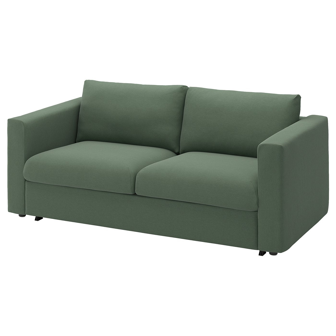 VIMLE 2-seat sofa-bed, Knäbäck grey-green, 190 cm