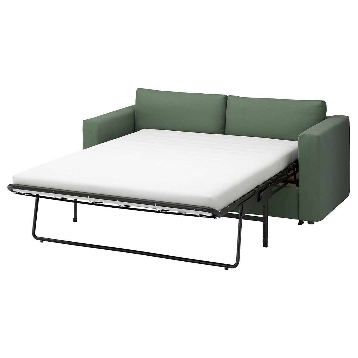 VIMLE 2-seat sofa-bed, Knäbäck grey-green, 190 cm