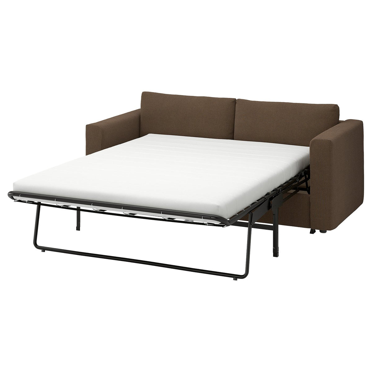 VIMLE 2-seat sofa-bed, Mosshed dark brown, 190 cm