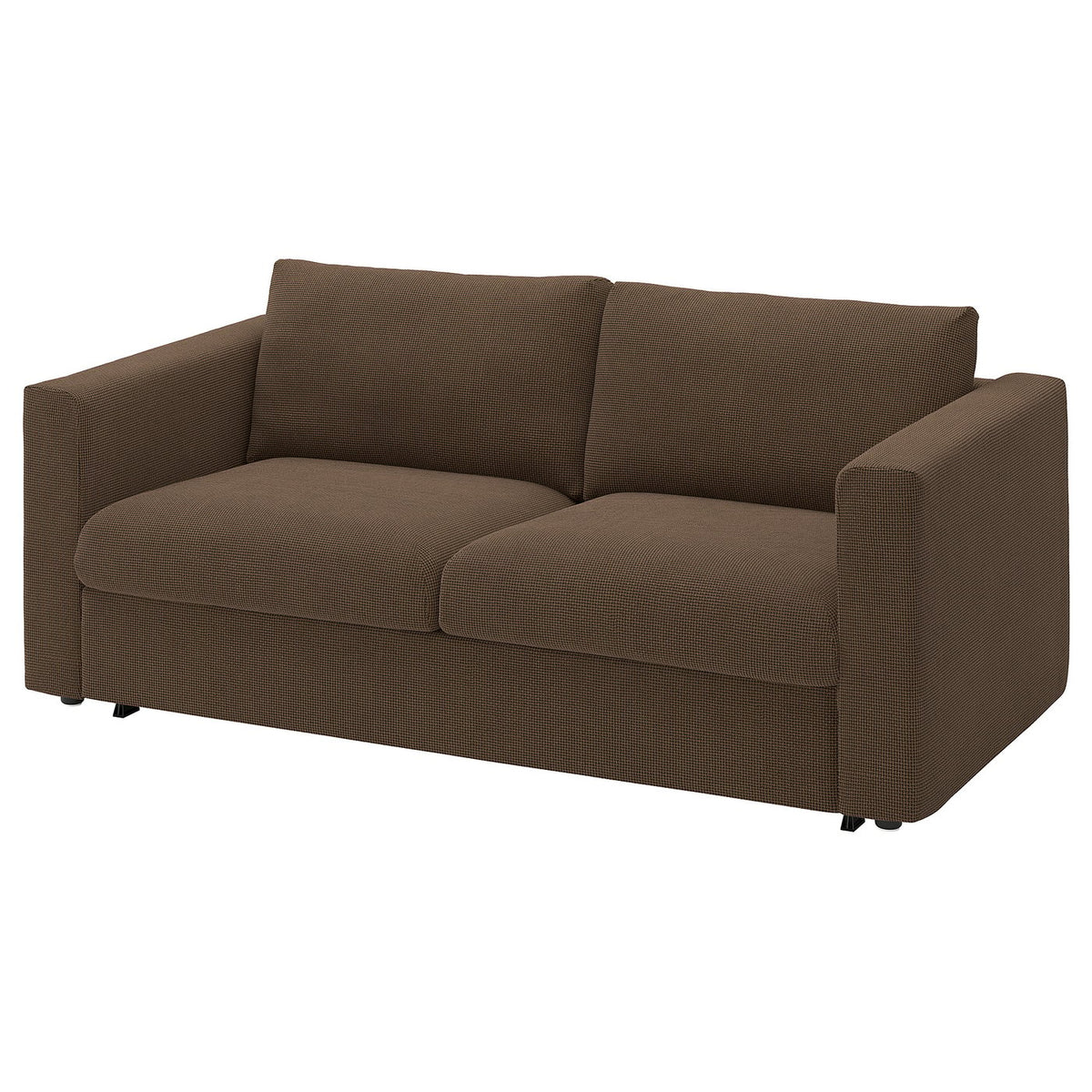 VIMLE 2-seat sofa-bed, Mosshed dark brown, 190 cm