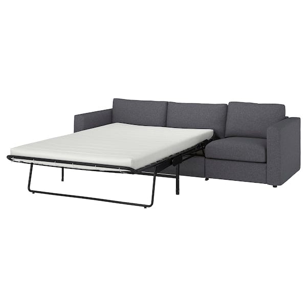 Ikea VIMLE - 3-seater sofa bed, Gunnared smoke grey ,