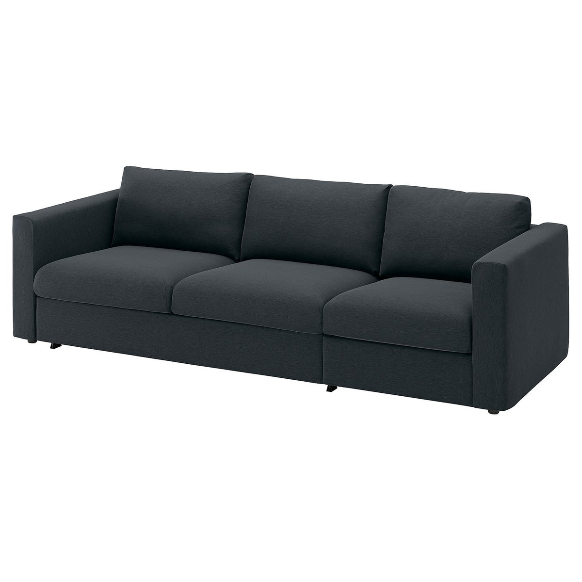 VIMLE 3-seat sofa-bed, Knäbäck anthracite, 261 cm