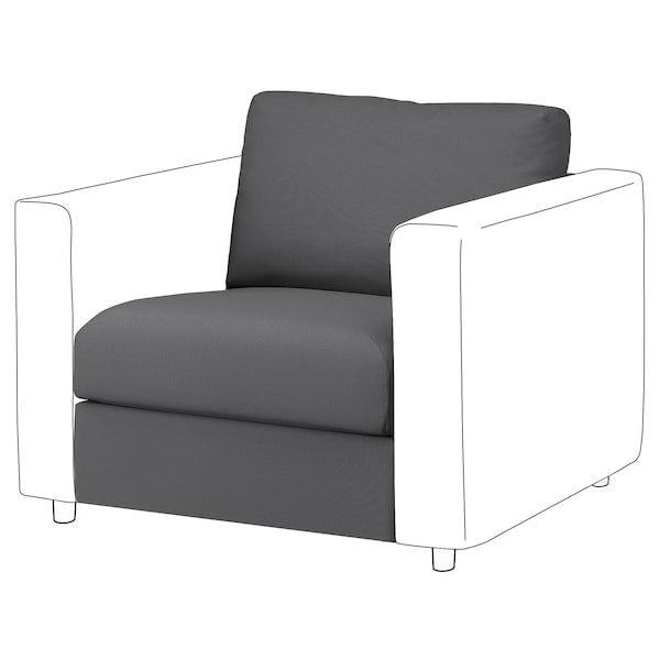 VIMLE - 1-seater element, Hallarp grey ,