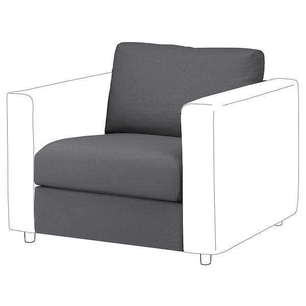Ikea VIMLE - 1-seater element, Hallarp grey ,