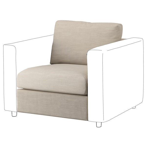 VIMLE - 1-seater element, Hillared beige ,