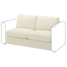 VIMLE 2-seat section, Johanneshov off-white, 141 cm
