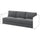 VIMLE 3-seat section, Johanneshov dark grey, 211 cm
