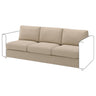 VIMLE 3-seat section, Kelinge beige, 211 cm