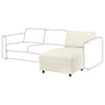 VIMLE chaise longue section, Johanneshov off-white, 81 cm