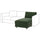 VIMLE chaise longue section, Johanneshov dark green, 81 cm