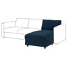 VIMLE chaise longue section, Kelinge dark blue, 81 cm