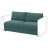 VIMLE 2-seat sofa-bed section, Kelinge grey-turquoise, 160 cm