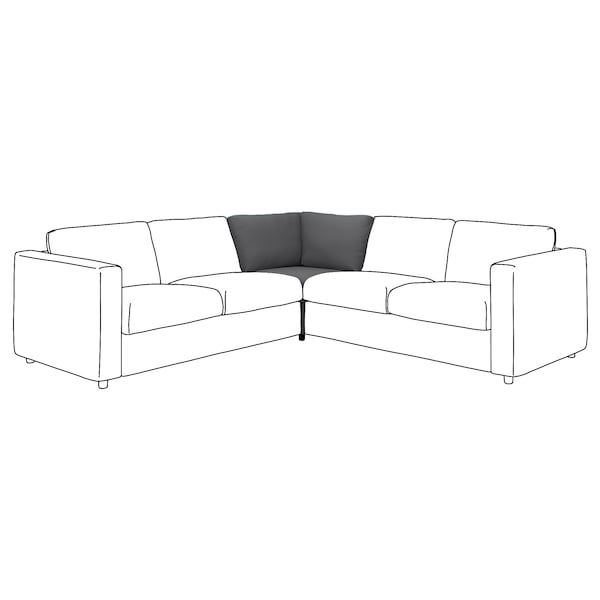 Ikea VIMLE Modular corner element - Hallarp grey ,